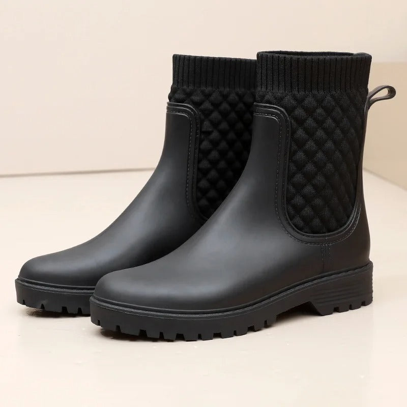 Comfortable Waterproof Women's Rain Boots - Livia Rain Luxe 0