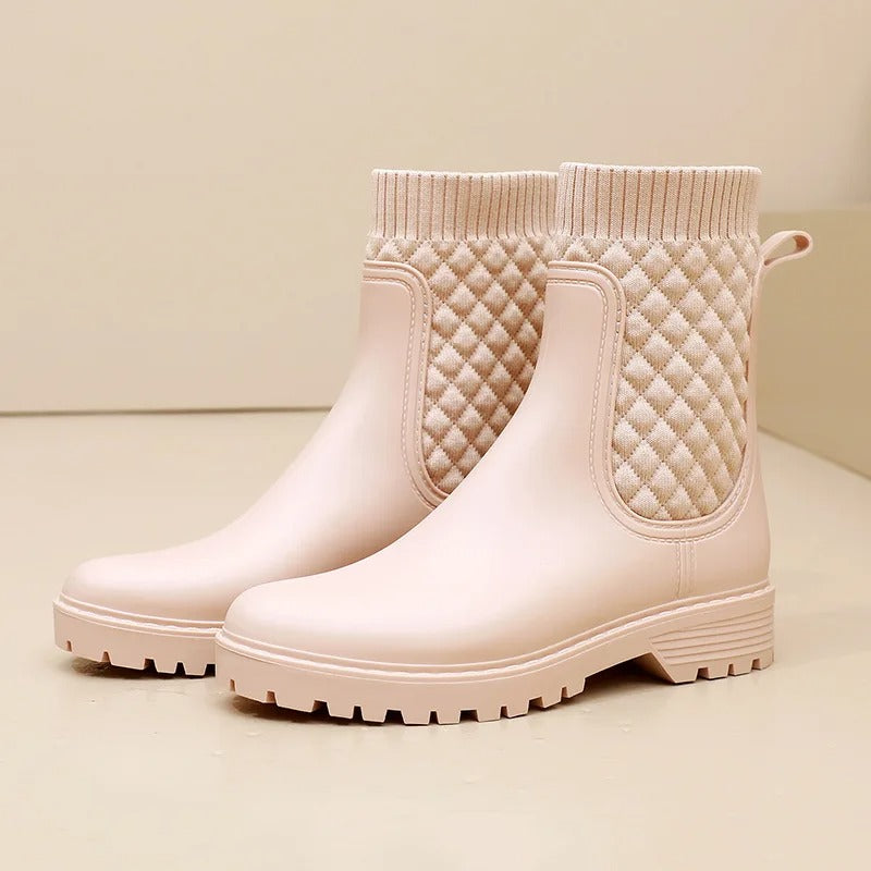 Comfortable Waterproof Women's Rain Boots - Livia Rain Luxe 1