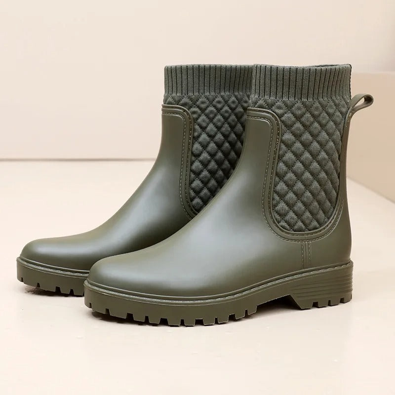 Comfortable Waterproof Women's Rain Boots - Livia Rain Luxe 2