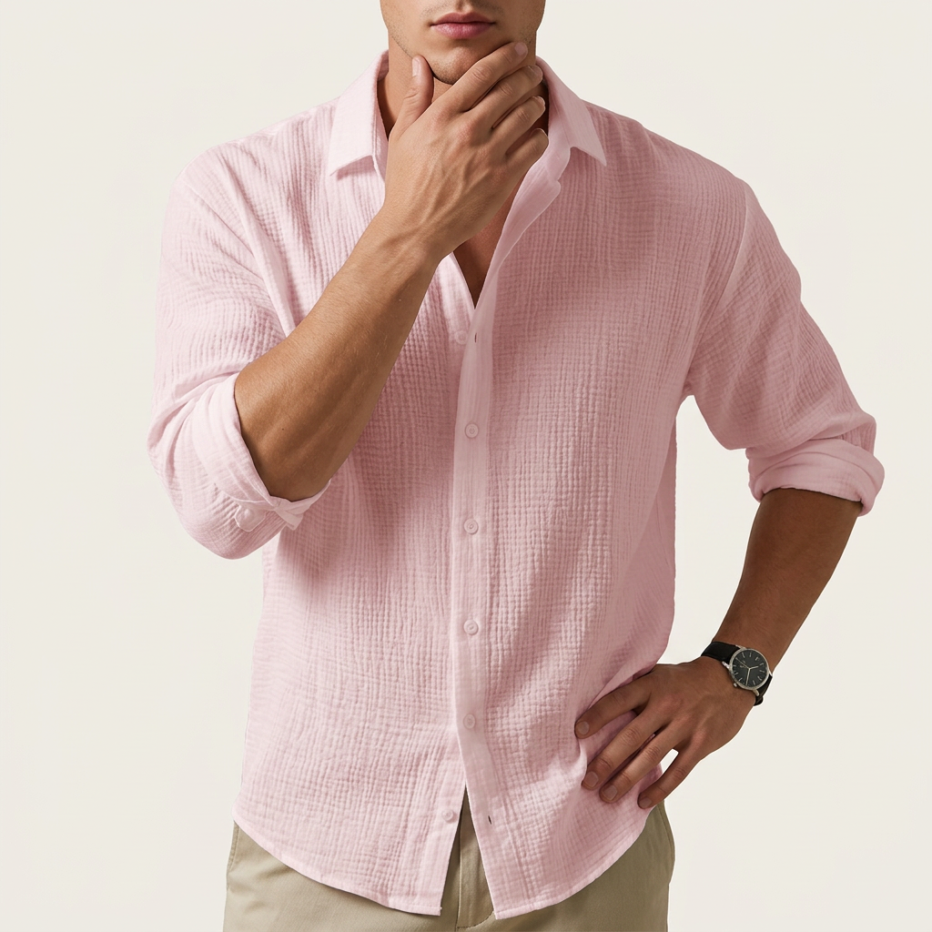 Men’s Button-Down Shirt Long-Sleeve