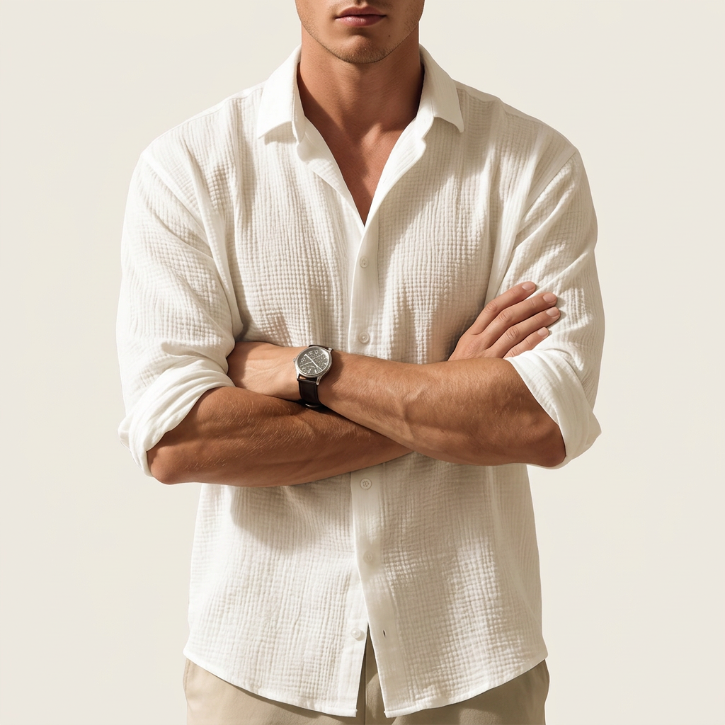 Men’s Button-Down Shirt Long-Sleeve
