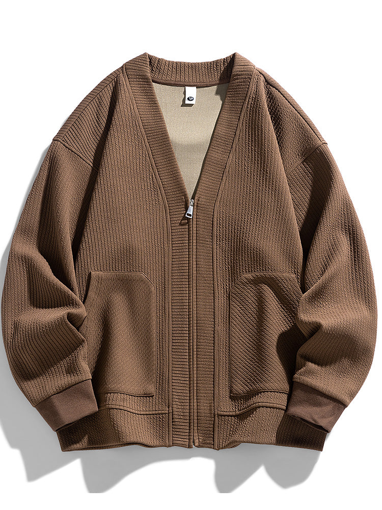Oversized Zipped Cardigan 0