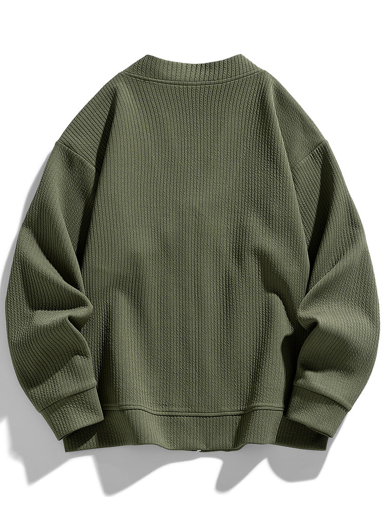 Oversized Zipped Cardigan 4