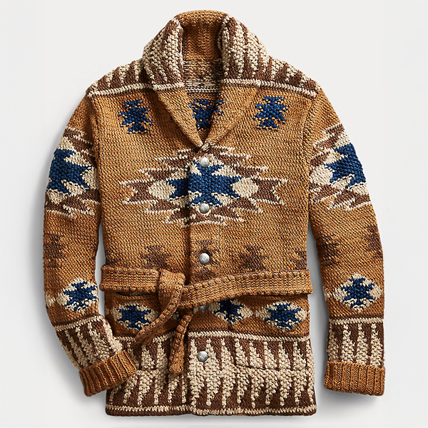 Leo Shawl Collar Cardigan | Button Front Belted Hip-Length Cardigan 0