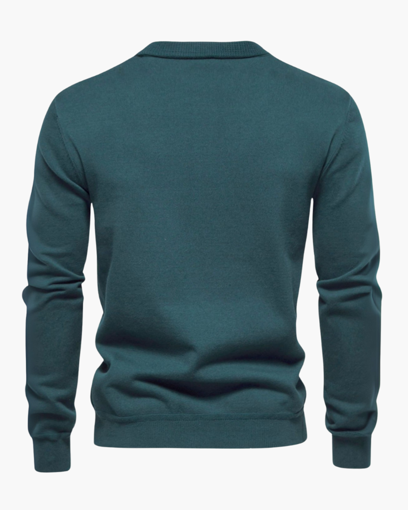 Cotton V-Neck Cardigan 3