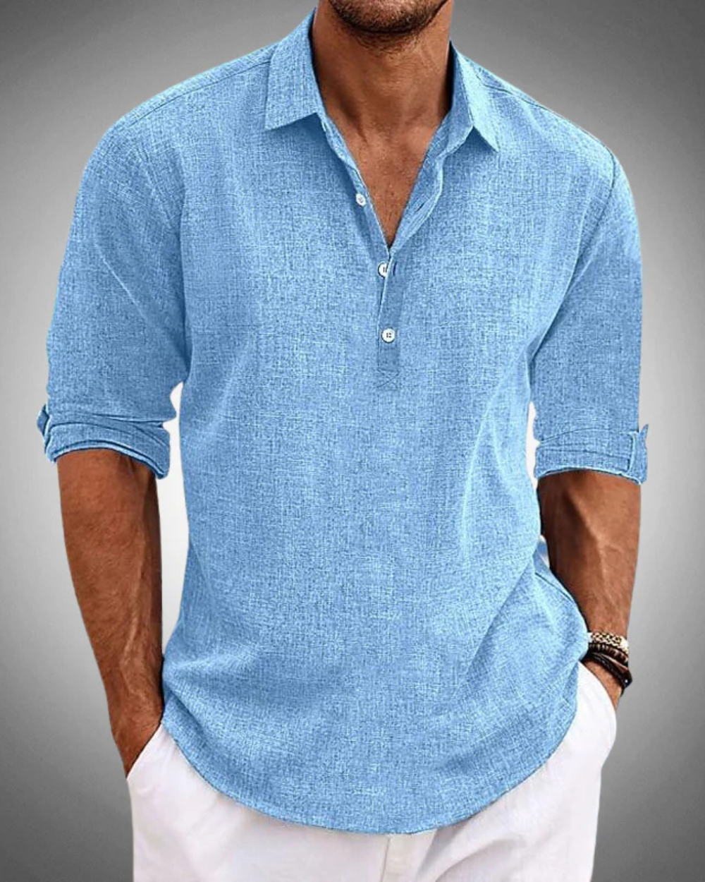 Caleb | Refined Button-Front Classic Shirt 0