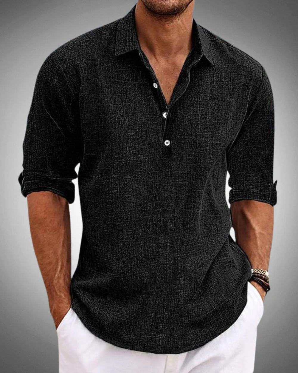 Caleb | Refined Button-Front Classic Shirt 2