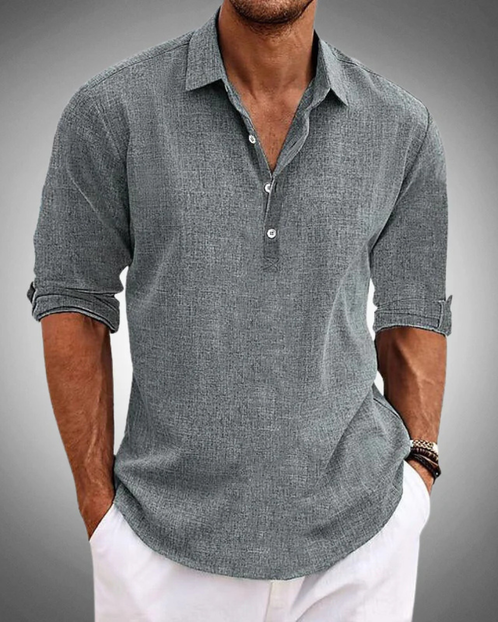 Caleb | Refined Button-Front Classic Shirt 3