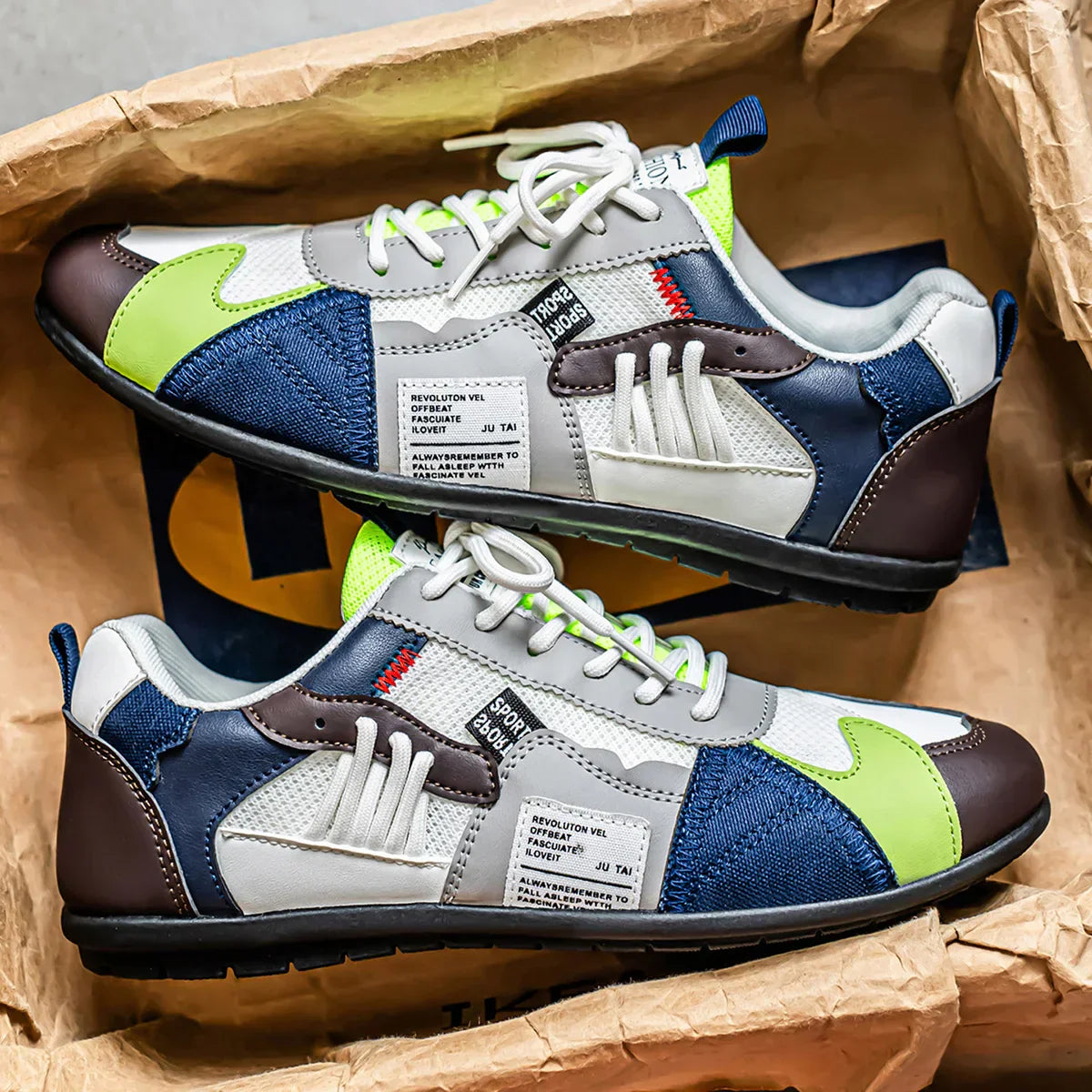 Lightweight and breathable men's sports sneakers – comfortable sneakers with a modern and retro design 2