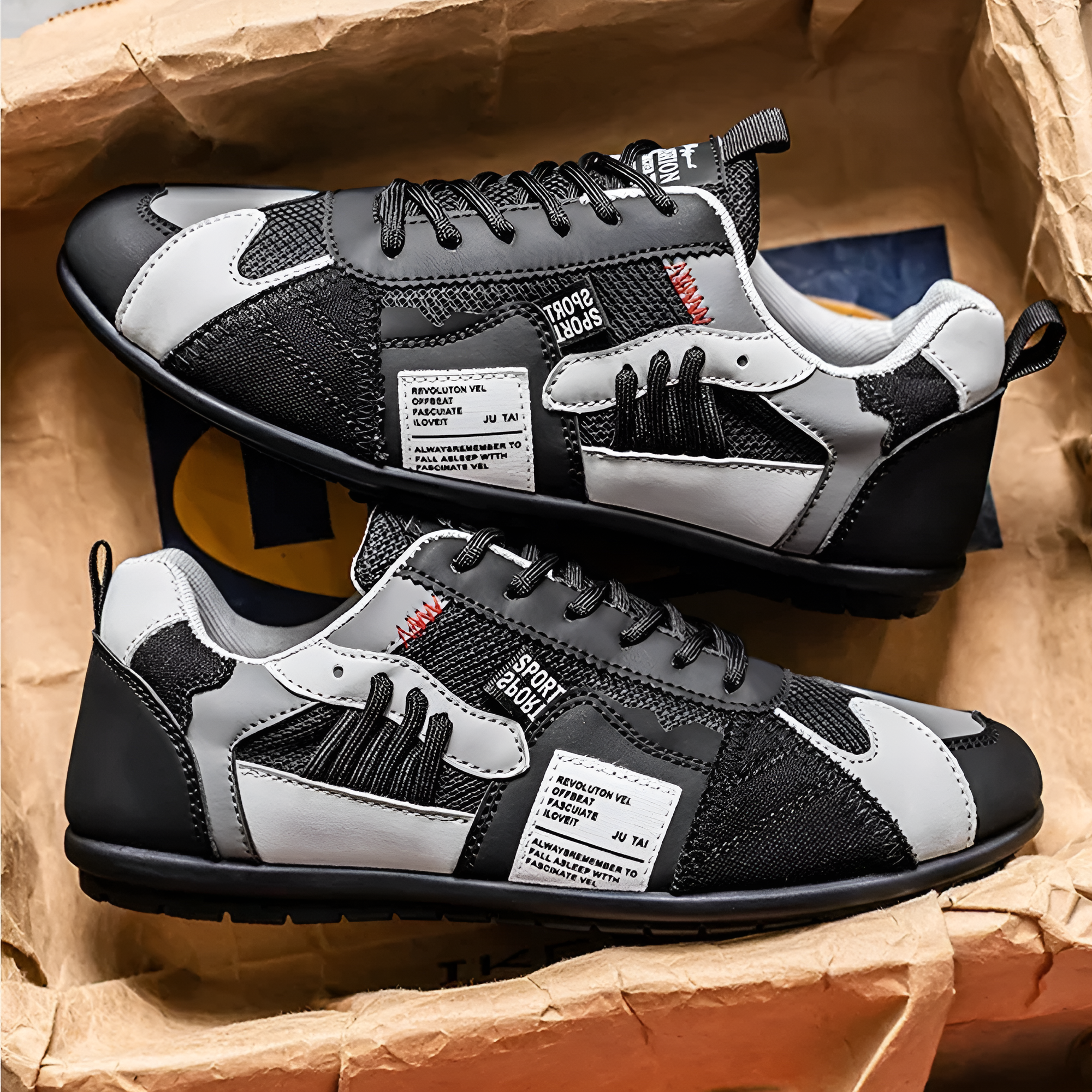 Lightweight and breathable men's sports sneakers – comfortable sneakers with a modern and retro design 4