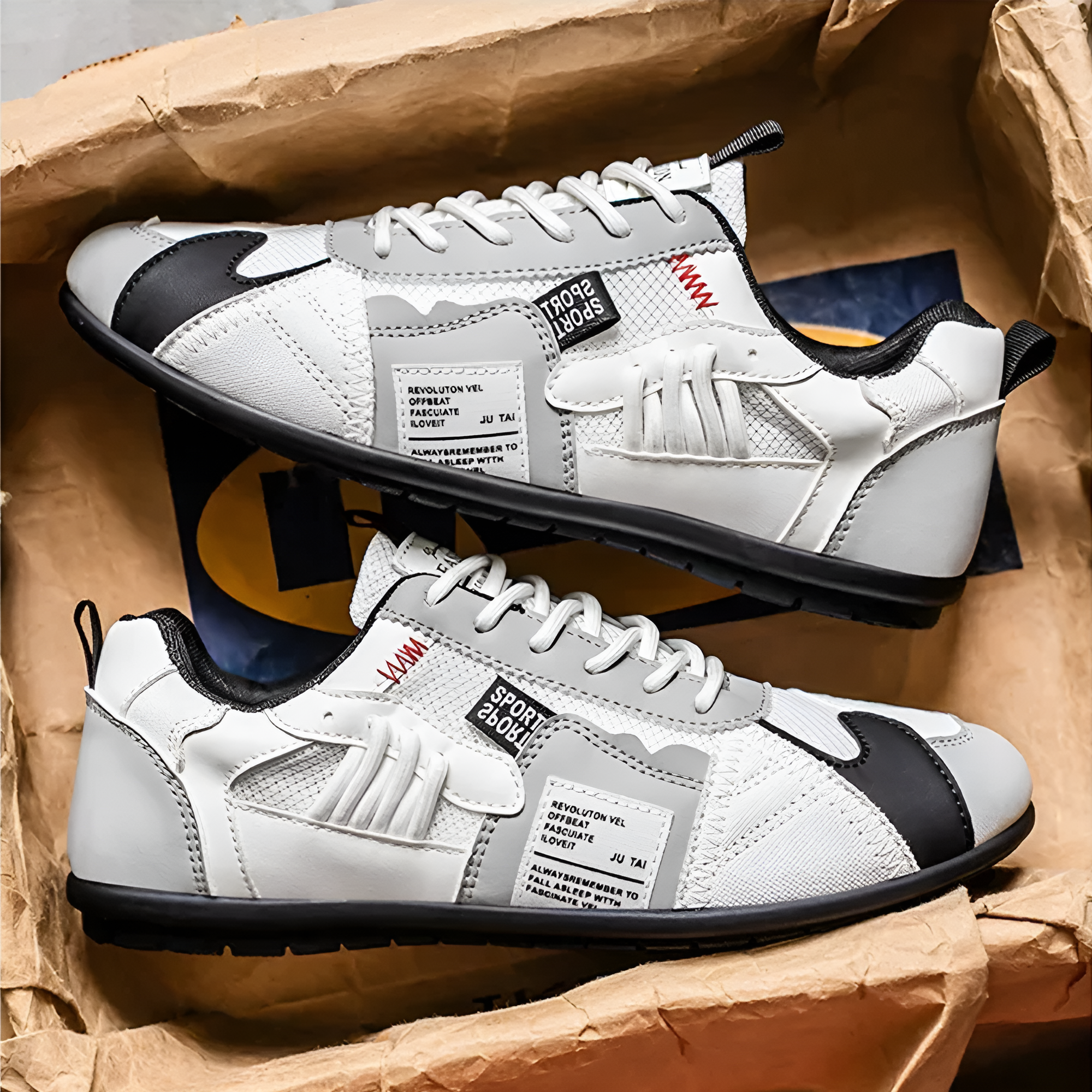 Lightweight and breathable men's sports sneakers – comfortable sneakers with a modern and retro design 8