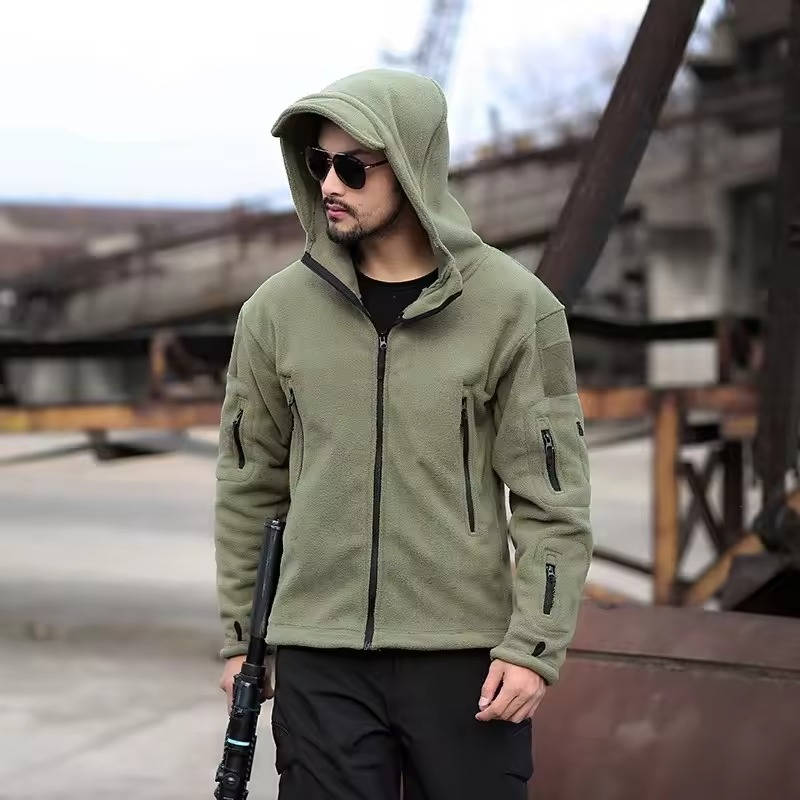 Men Winter Thermal Fleece Jacket 1
