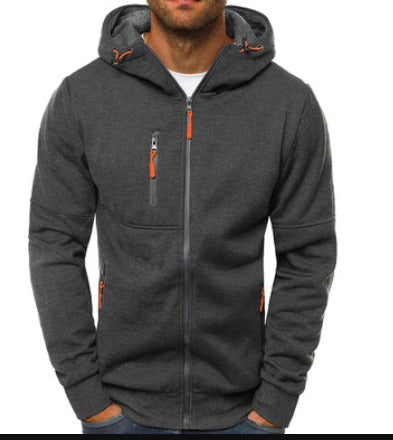 Warm Zip-Up Hoodie For Men 1