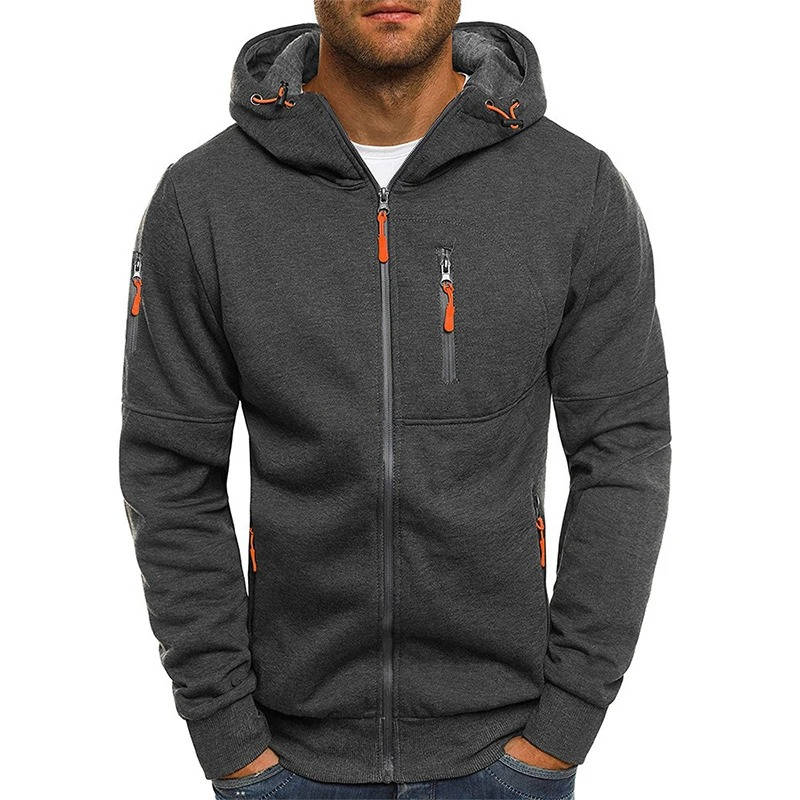 Men's Full Zip Up Hoodie 0