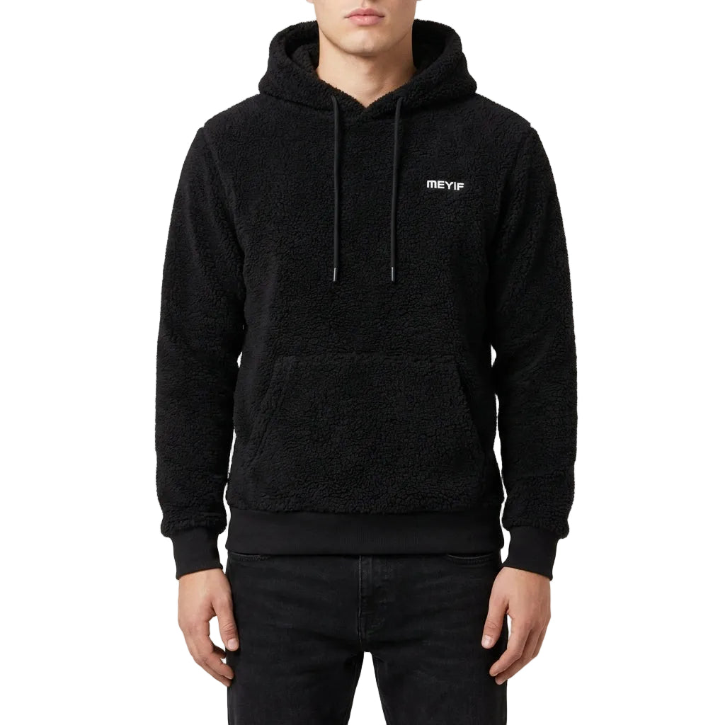 Men’s Hoodie Straight Cut Lower Waistband Layout