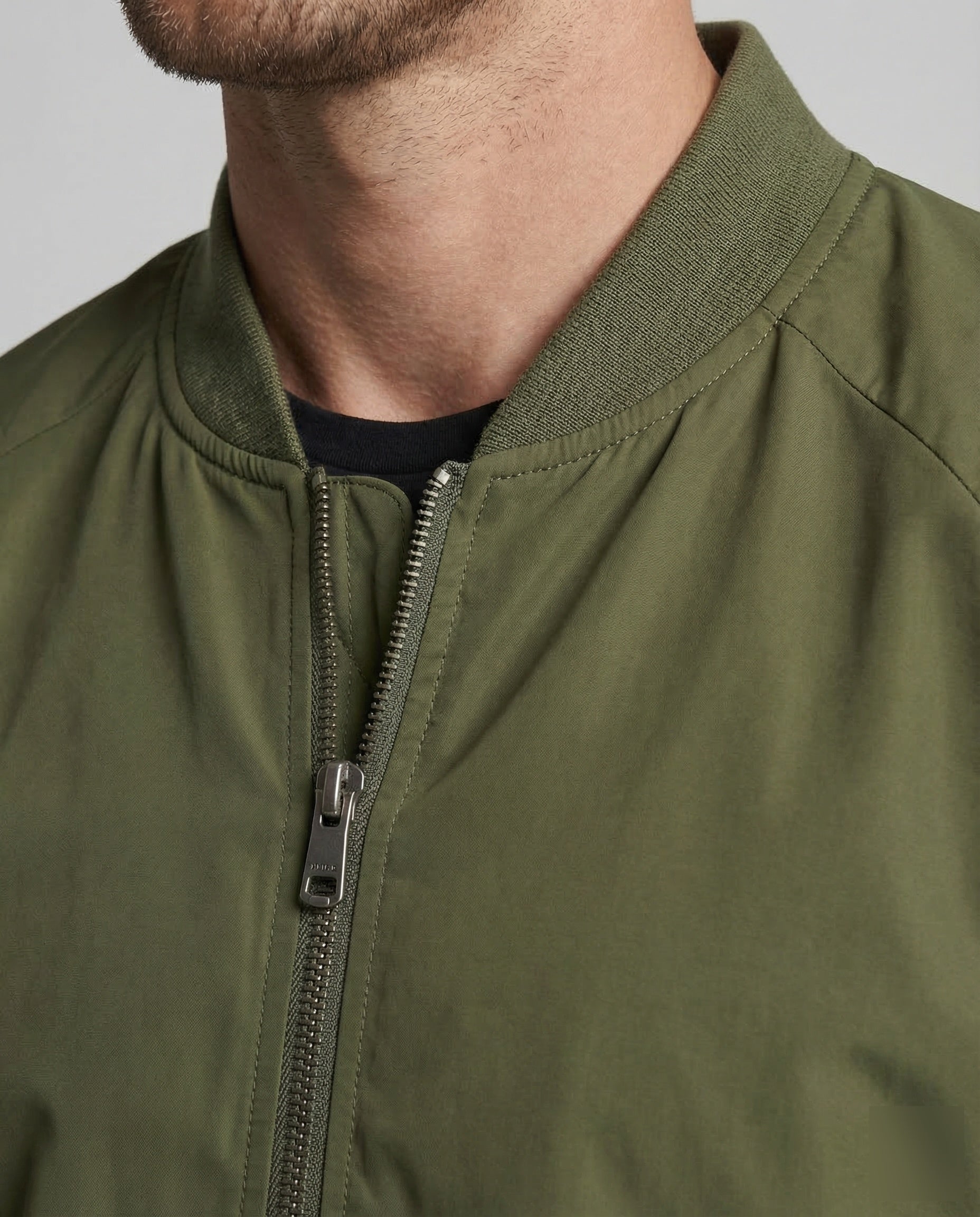 Men's flight blouson two-way zip 3
