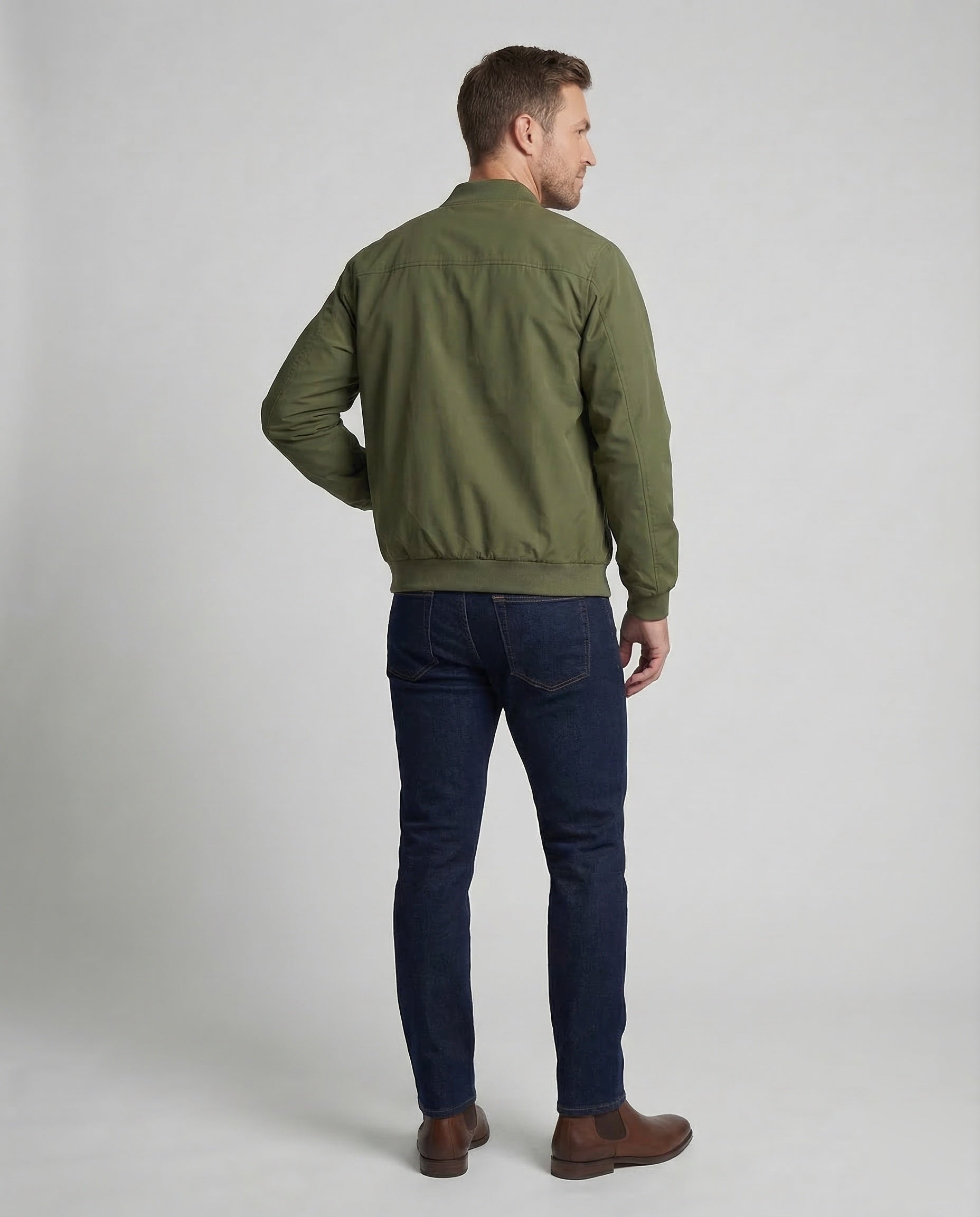 Men's flight blouson two-way zip 4
