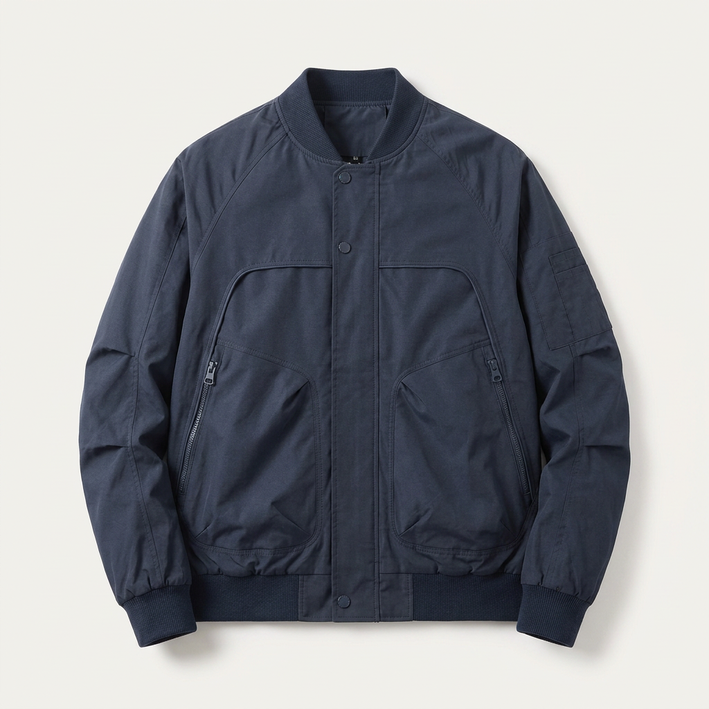 Men’s Jacket Bomber Style with Utility Pockets