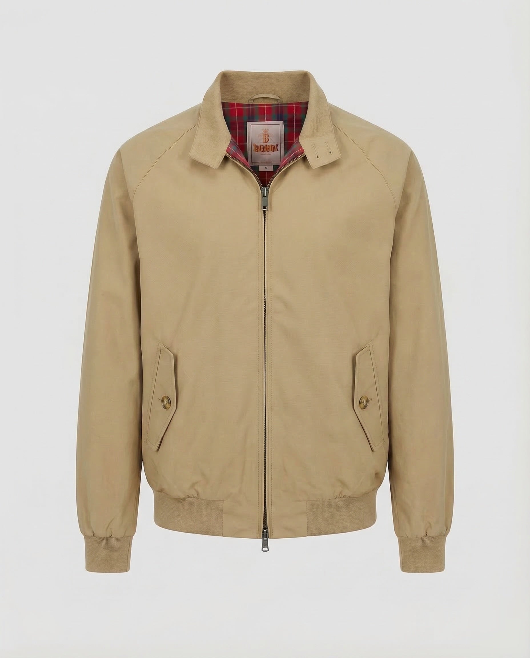 Men's Retro Blouson Jacket with Flap Pockets 7