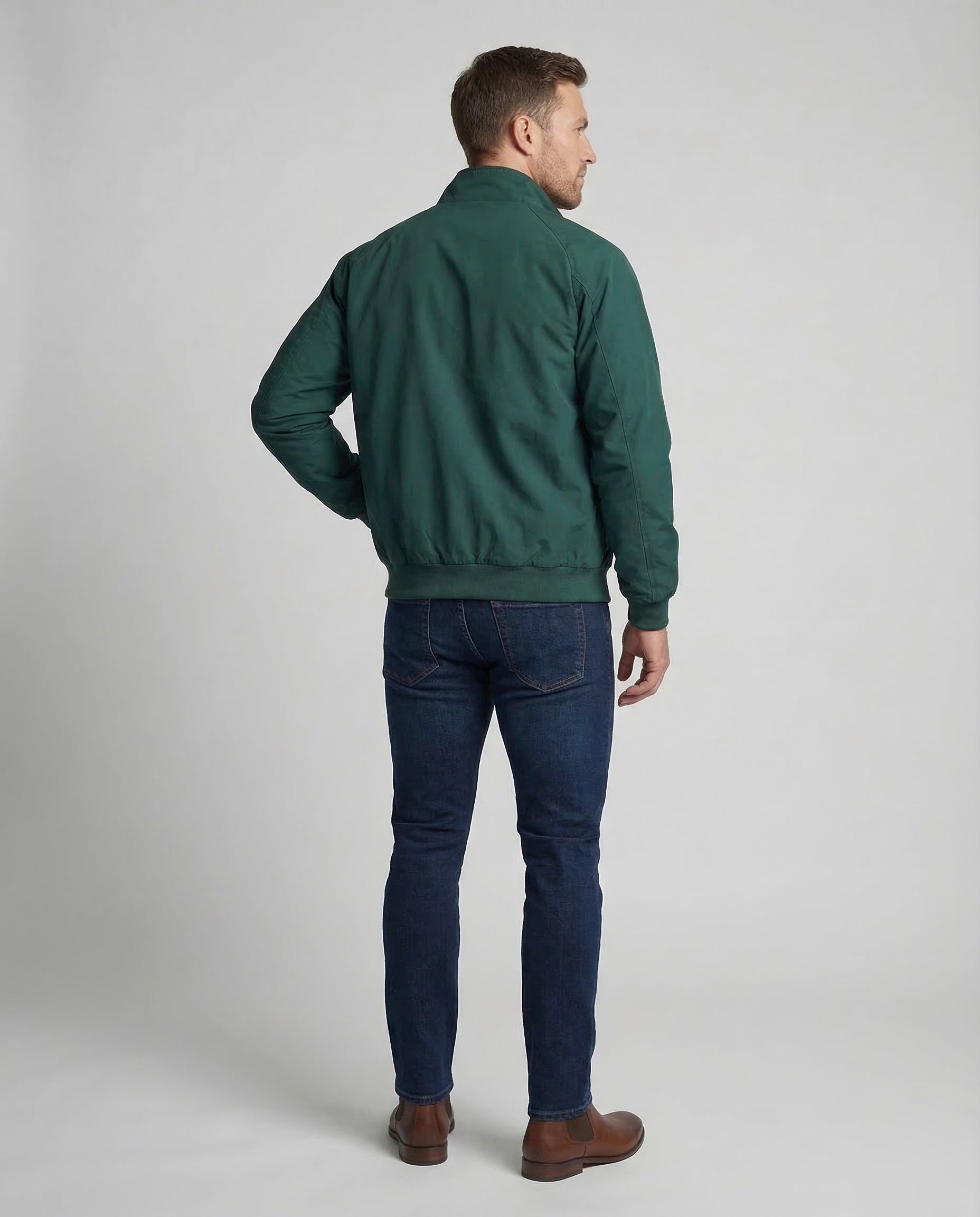Men's Retro Blouson Jacket with Flap Pockets 4