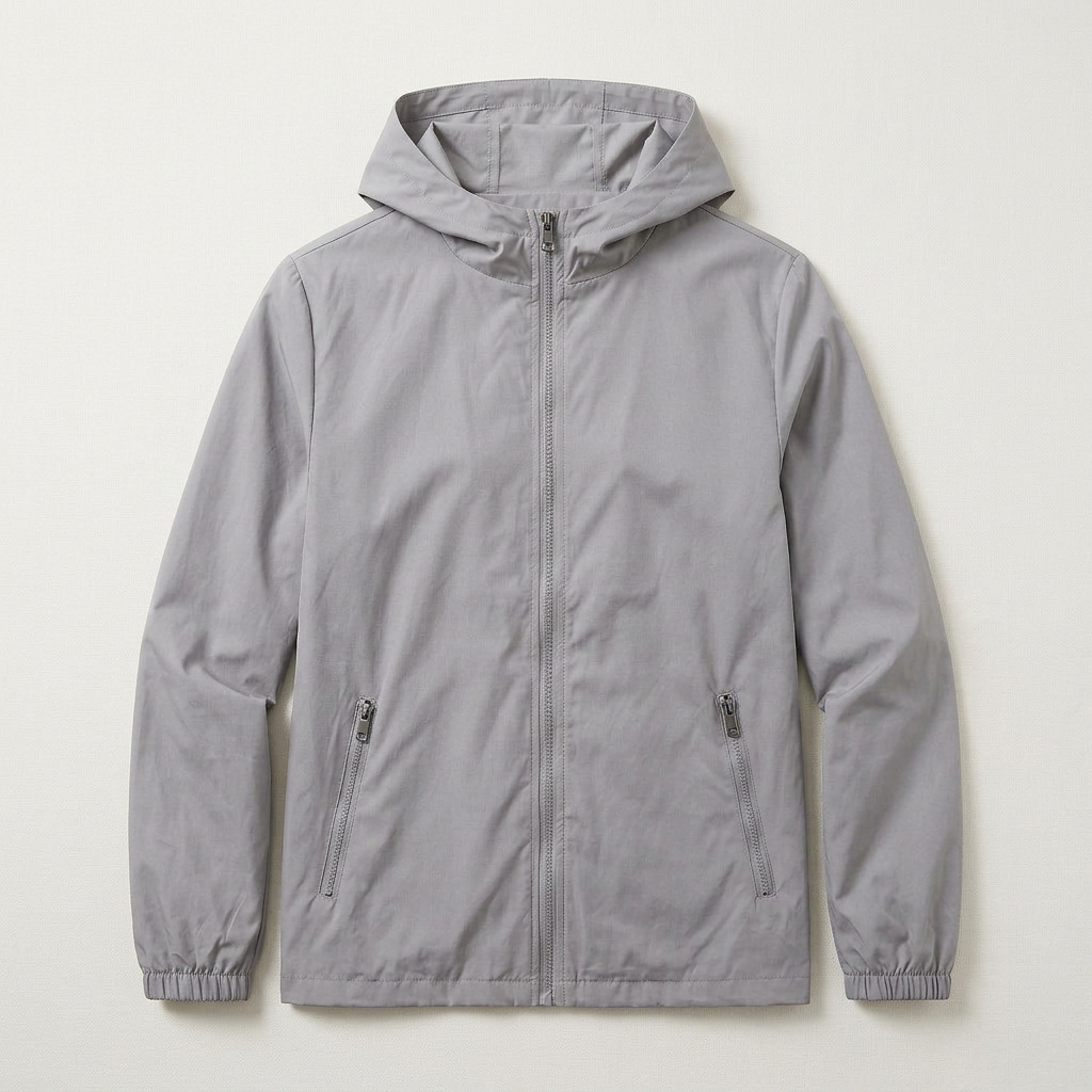 Men’s Jacket Full Zip Closure with Hood