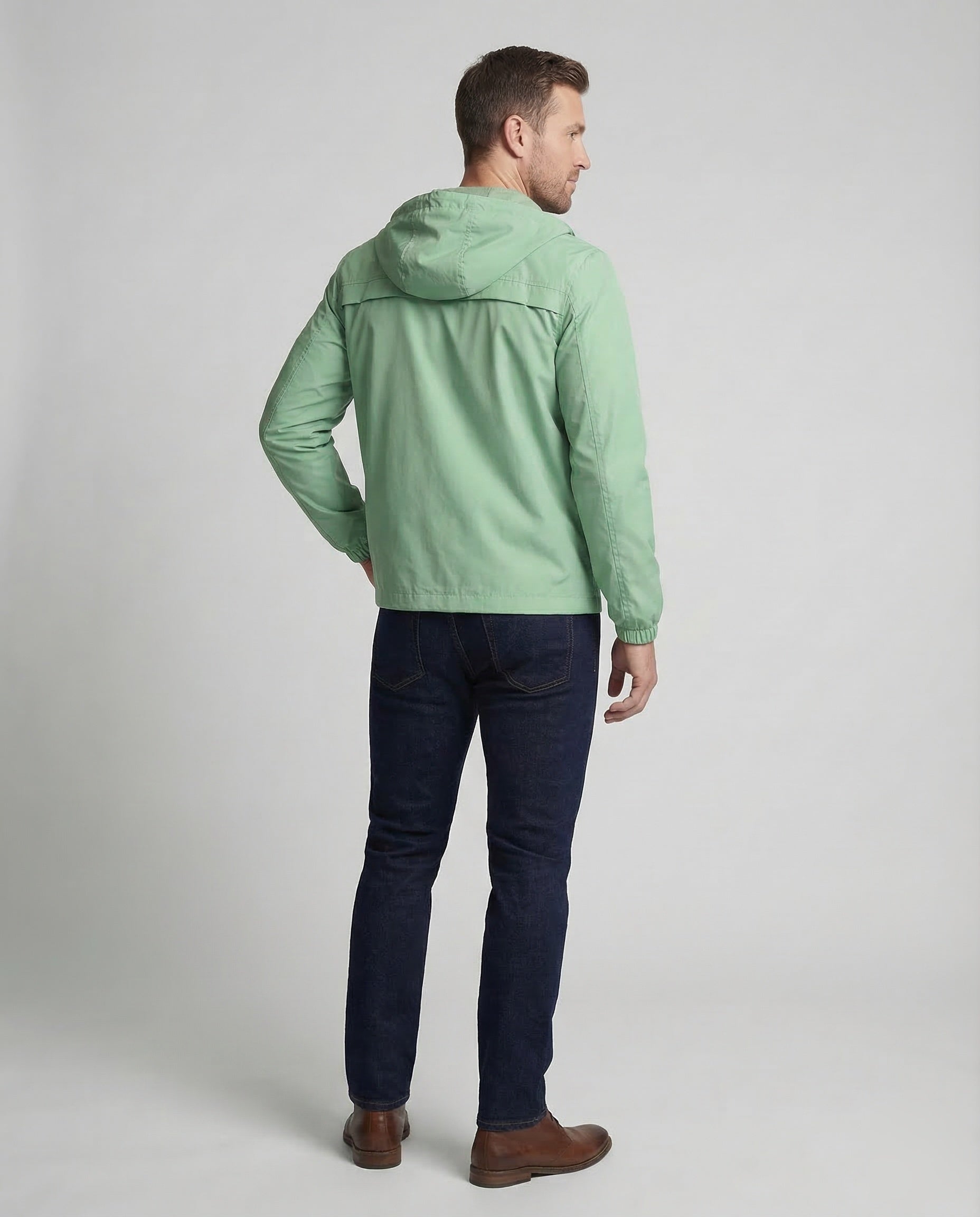 Men's Lightweight Hooded Windbreaker 4