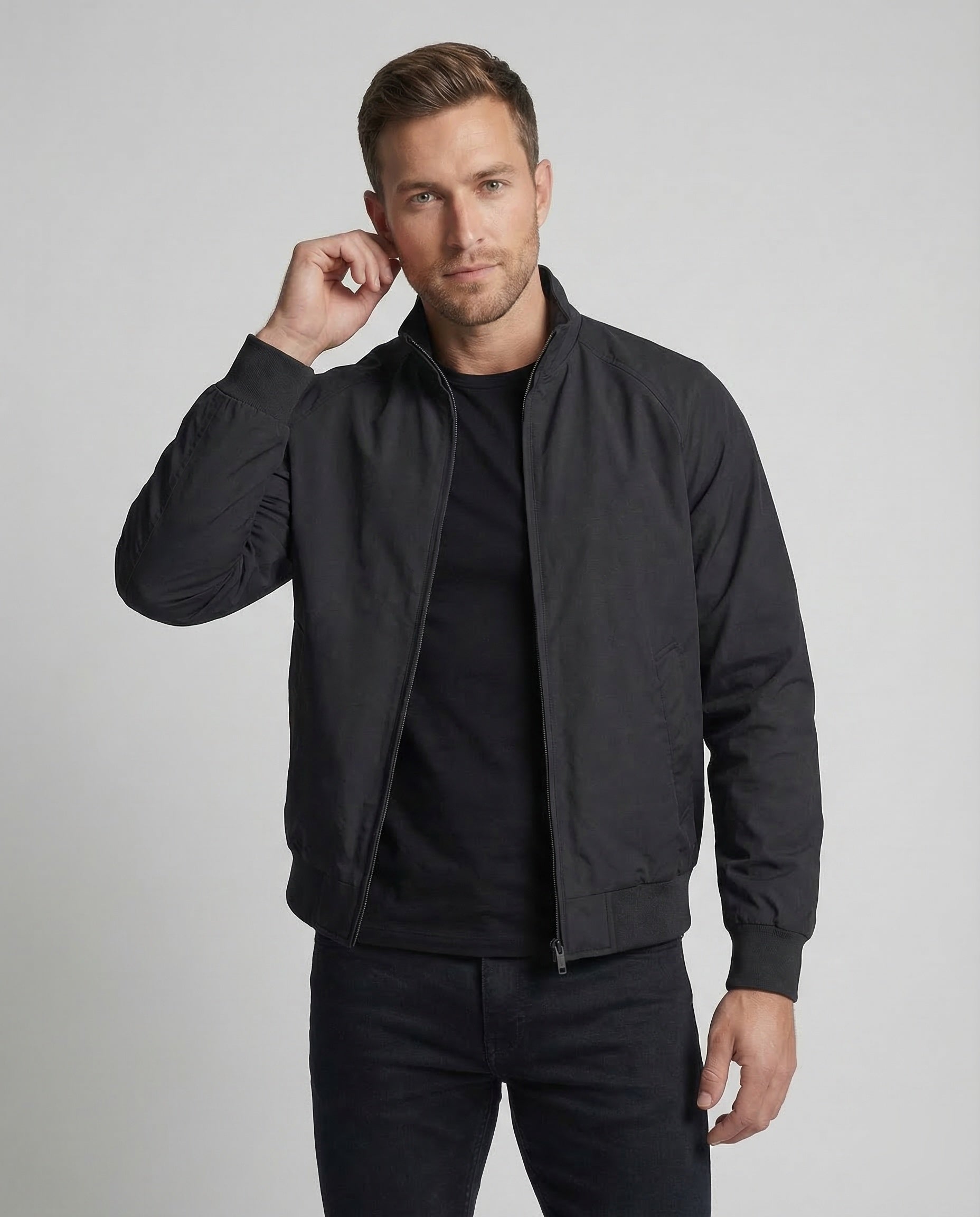 Men's casual blouson with raglan sleeves 2