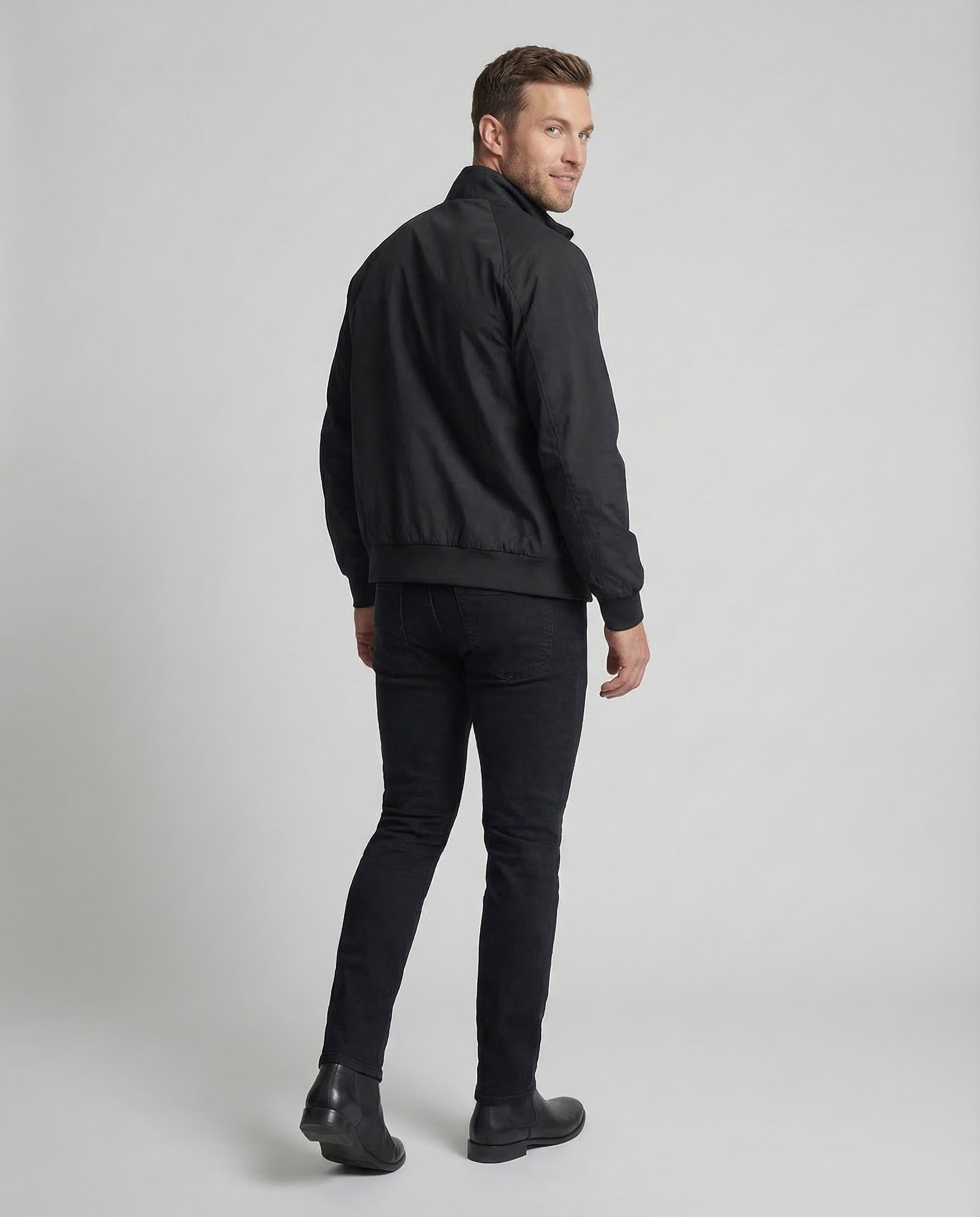 Men's casual blouson with raglan sleeves 4