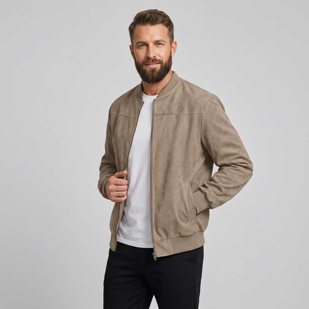 Men’s Jacket Zipper Closure