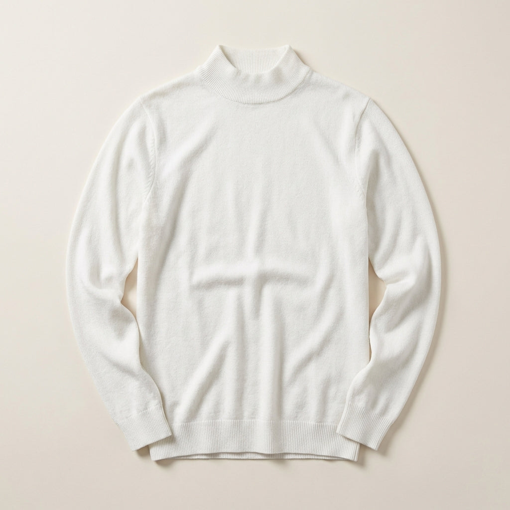 Men’s Knitwear Sweater Fitted Torso Form Set-In Sleeves