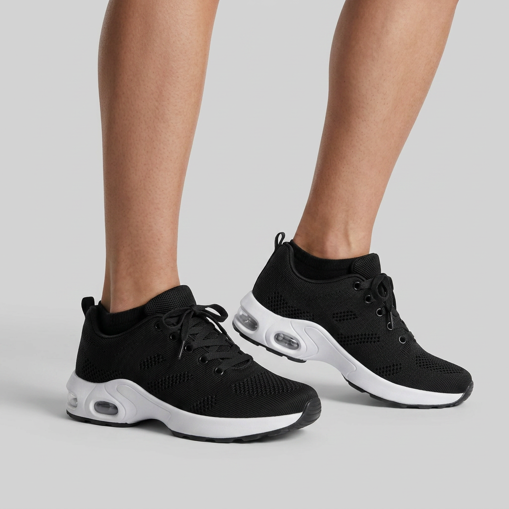 Men's Lace-Up Sneakers with Chunky Platform Sole