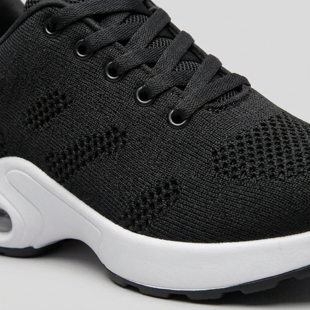 Men's Lace-Up Sneakers with Chunky Platform Sole