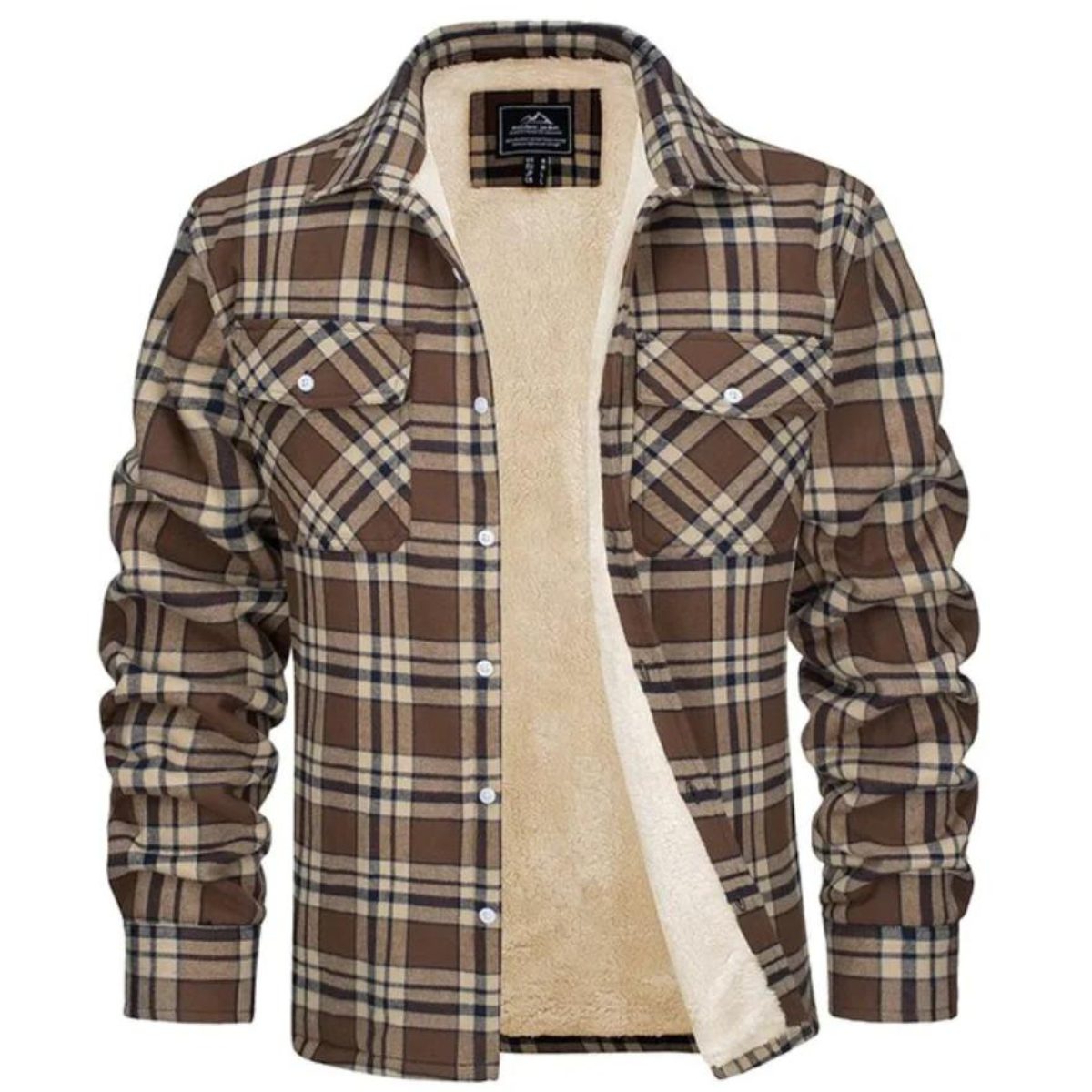 Dawson | Men's Sherpa Lined Plaid Jacket 7