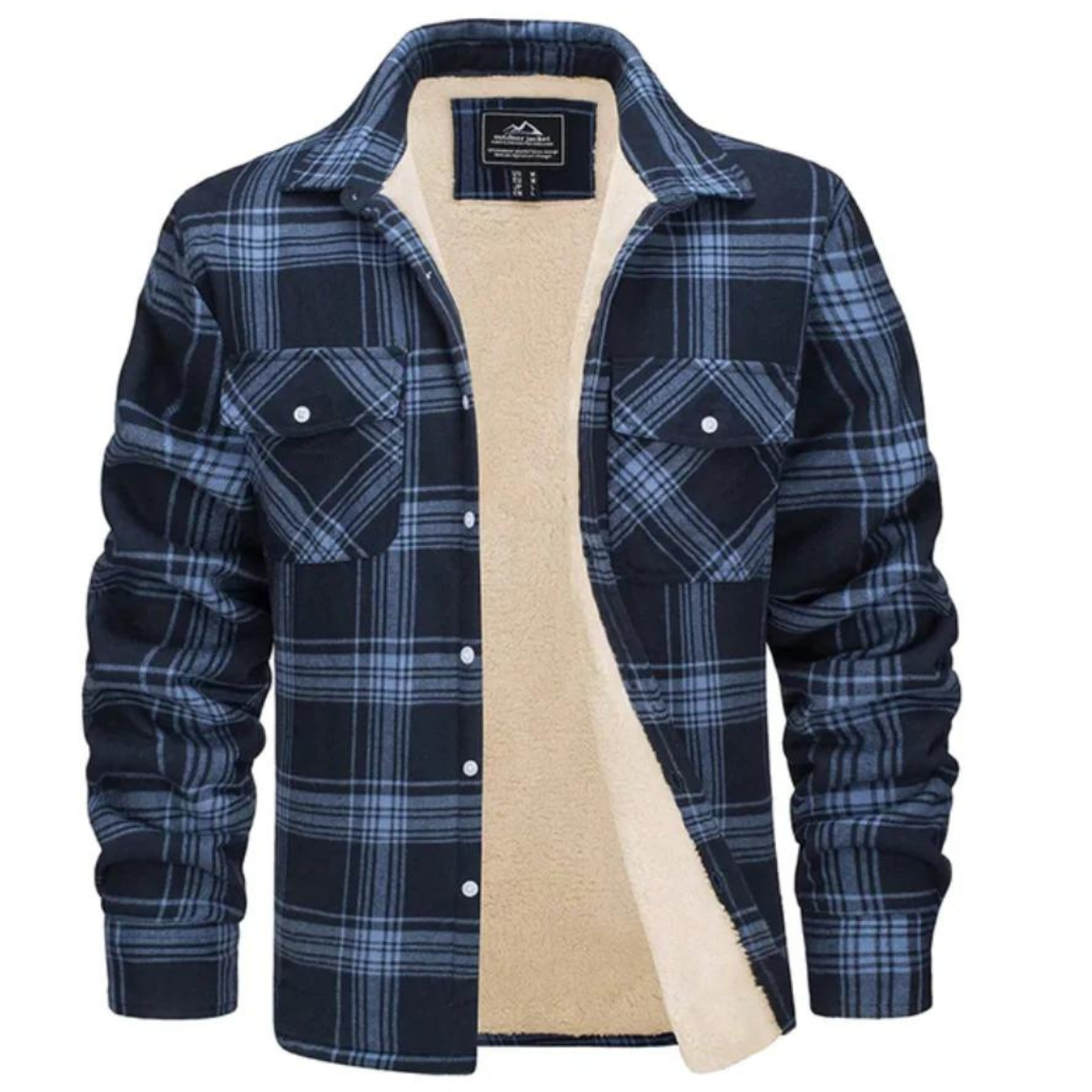Dawson | Men's Sherpa Lined Plaid Jacket 8