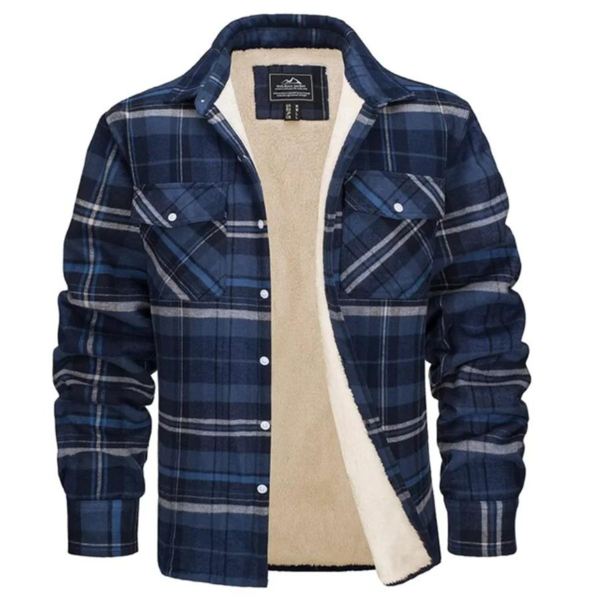 Dawson | Men's Sherpa Lined Plaid Jacket 9