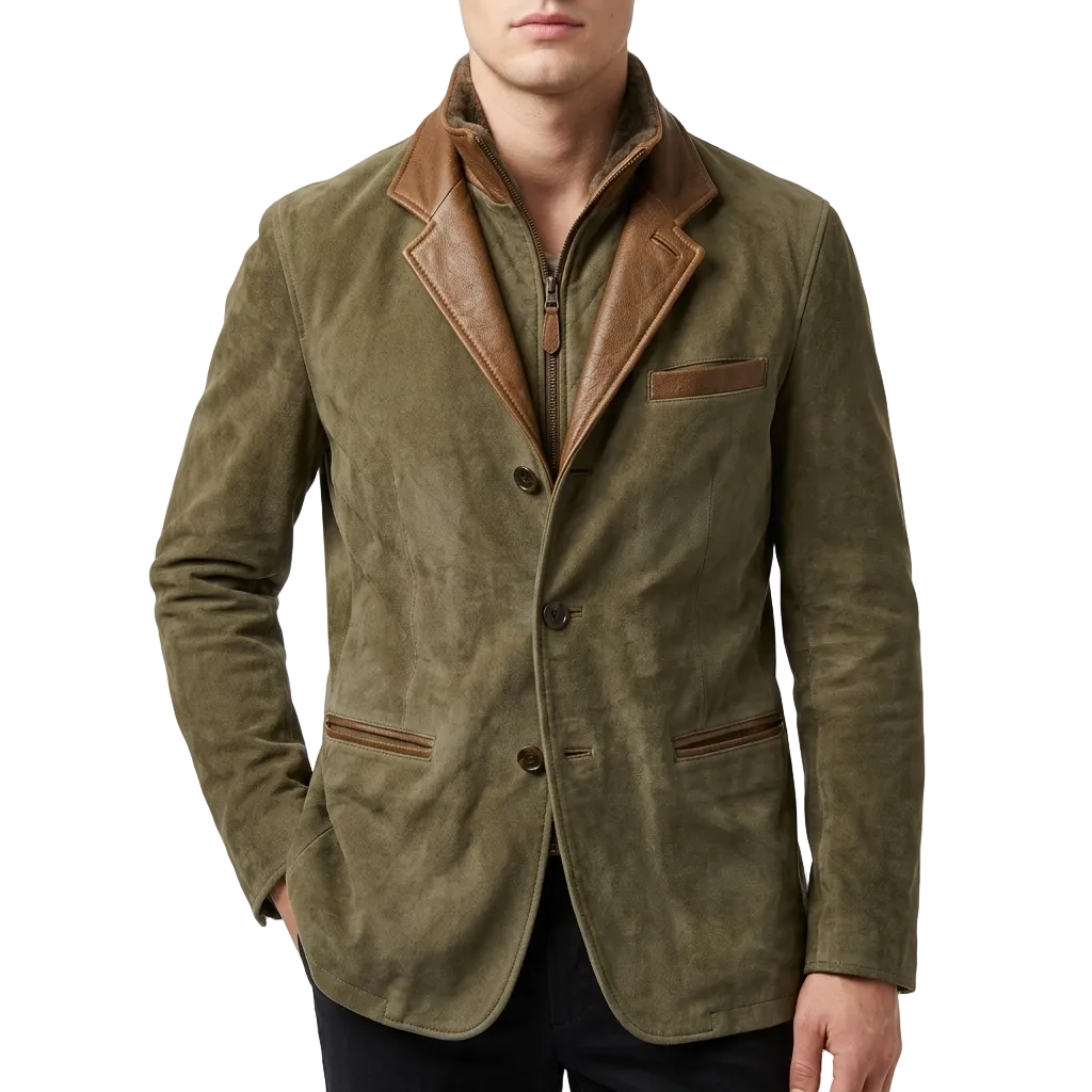 Men’s Retro Trim Jacket Torso Buttons