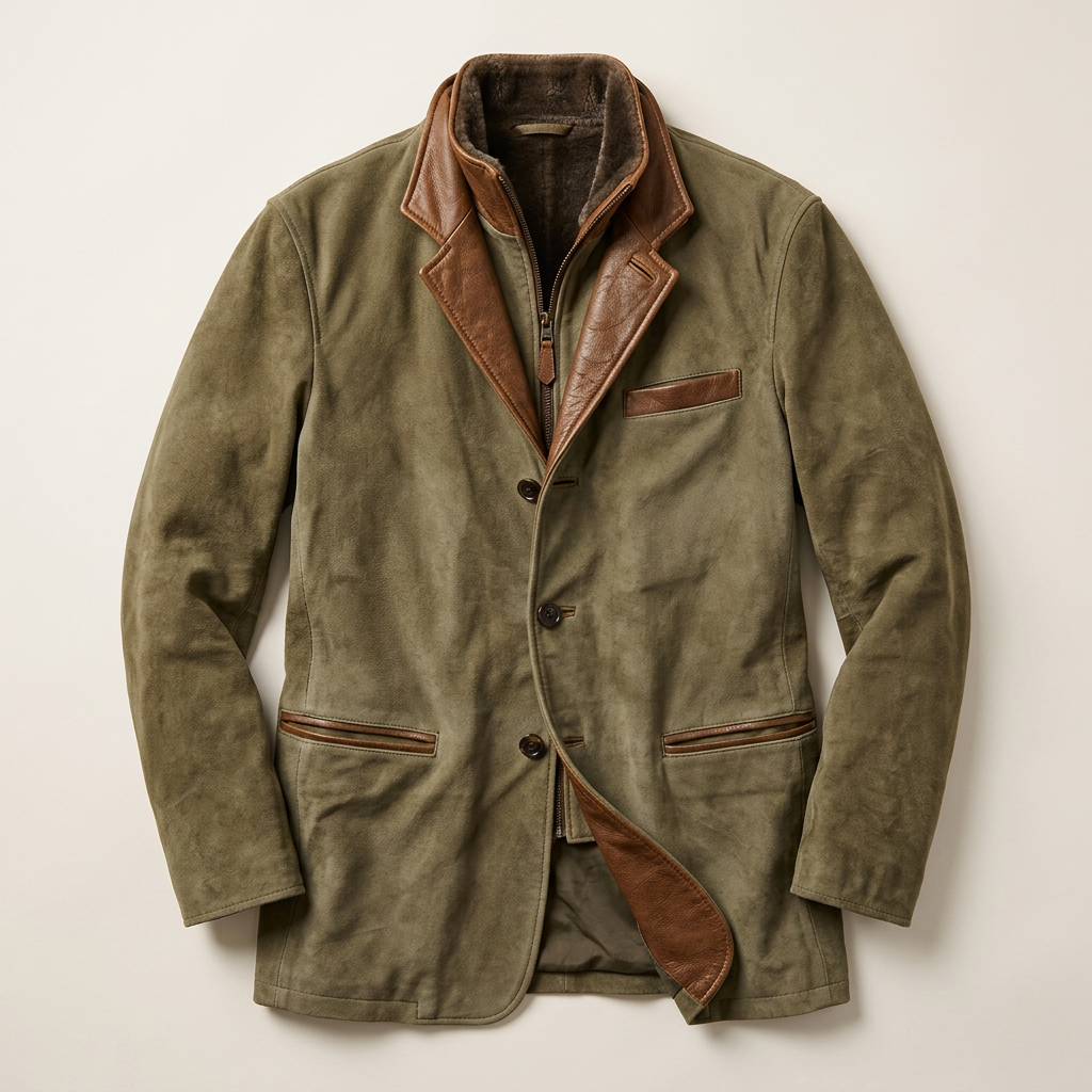 Men’s Retro Trim Jacket Torso Buttons