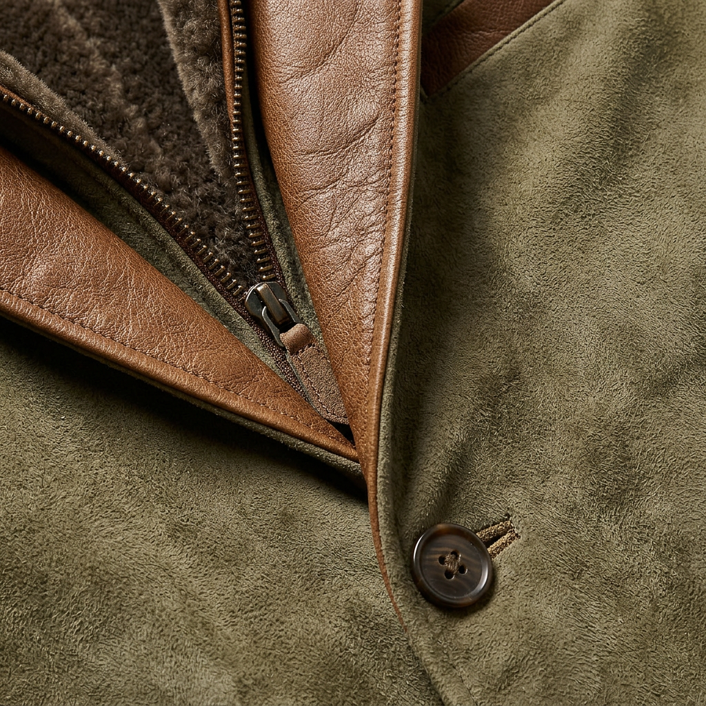 Men’s Retro Trim Jacket Torso Buttons