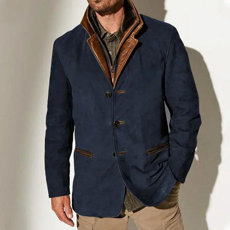 Alessandro Veneti Vintage Suede Coat 2