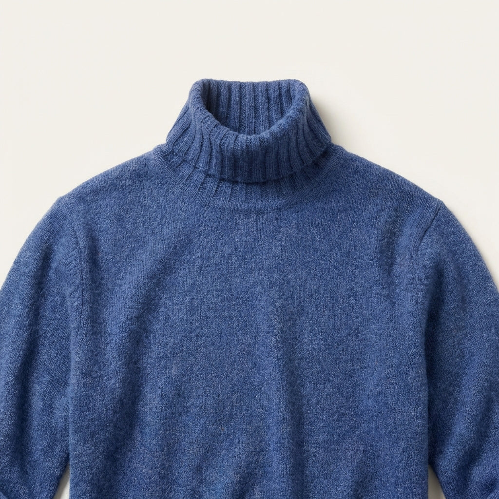 Men’s Sweater Roll Neck Heather Finish Layer