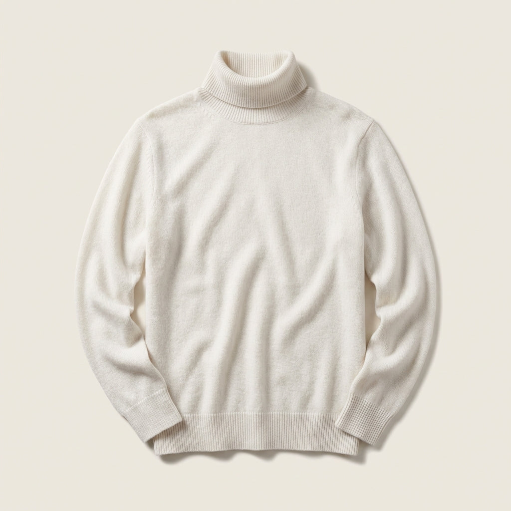 Men’s Sweater Roll Neck Heather Finish Layer