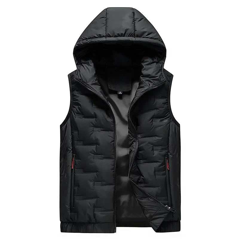 Embossed Down Vest 8