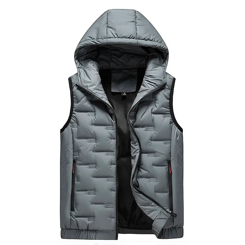 Embossed Down Vest 1