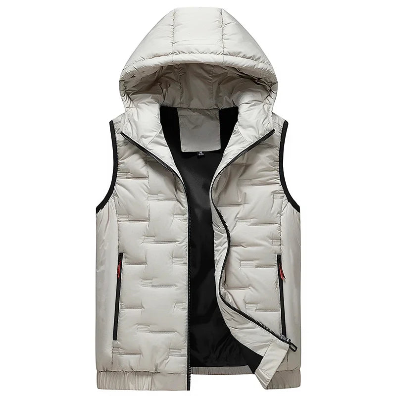 Embossed Down Vest 2