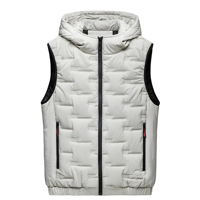 Embossed Down Vest 3