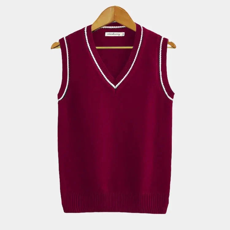 Men's Classic V-neck Knit Vest 2