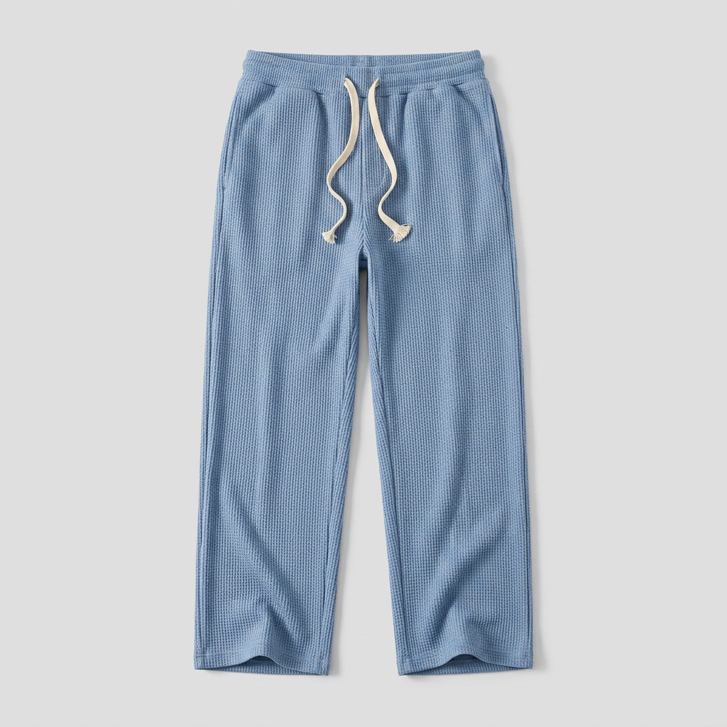 Men's Wide-Leg Drawstring Lounge Pants