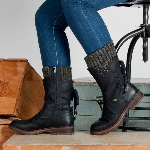 Mid-Calf Snow Boots for Women - Bianca 4