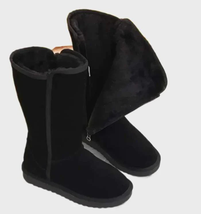 Suede Sheepskin Women's Boots - Sofia 0