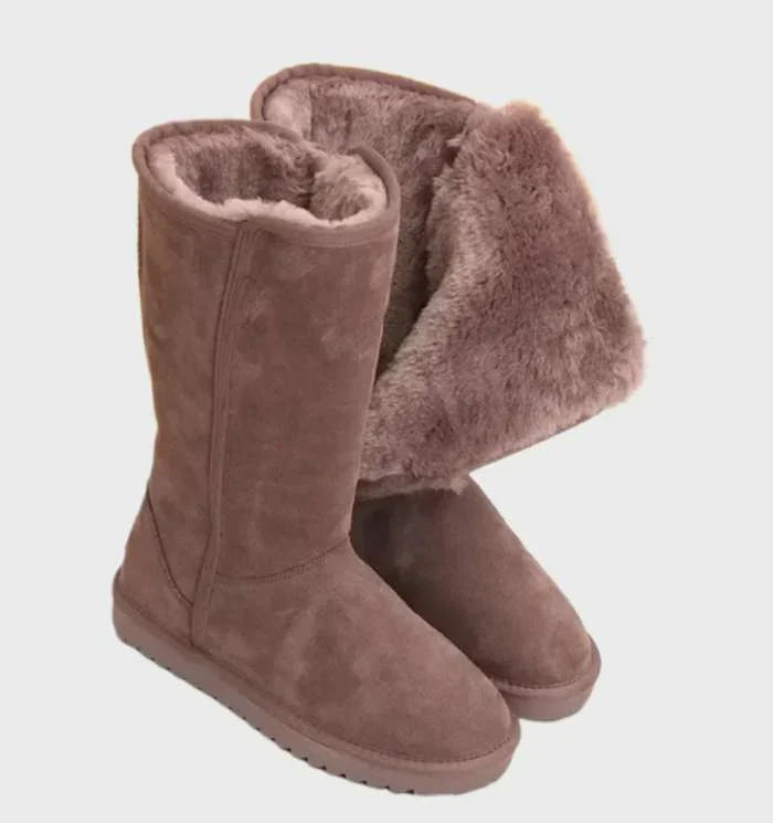 Suede Sheepskin Women's Boots - Sofia 3